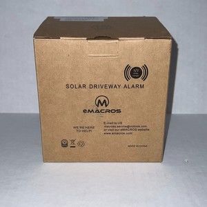 1/2 Mile Long Range Solar Wireless Driveway Alarm Outdoor Weather Resistant